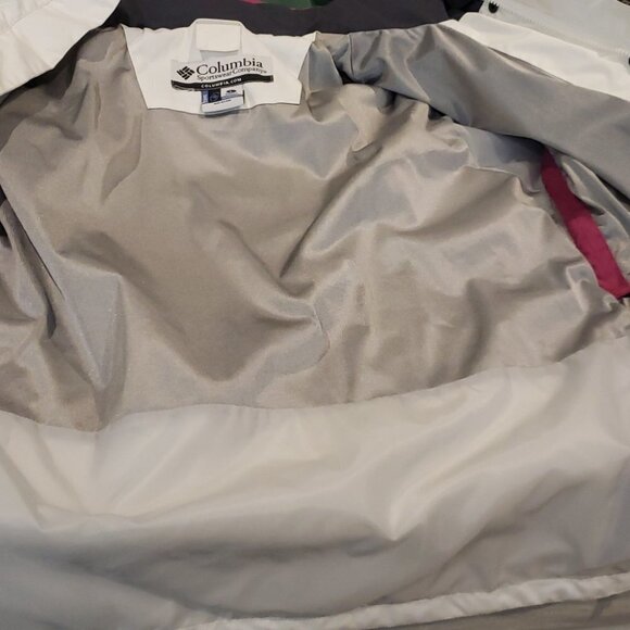 Columbia  Sportswear Company Women's Ladies Jacket Size Large White pink… - Picture 7 of 12